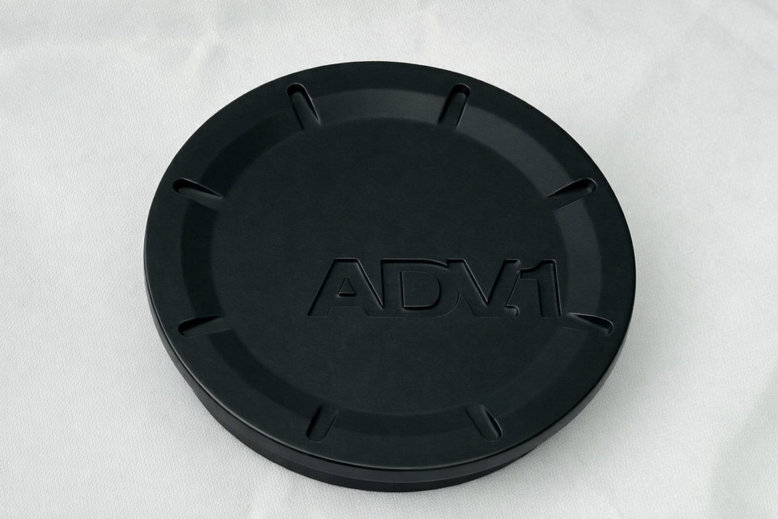 4× ADV1 Wheels Center Cap Matte Black O-Ring Size 65 MM Set Of 4 Pcs