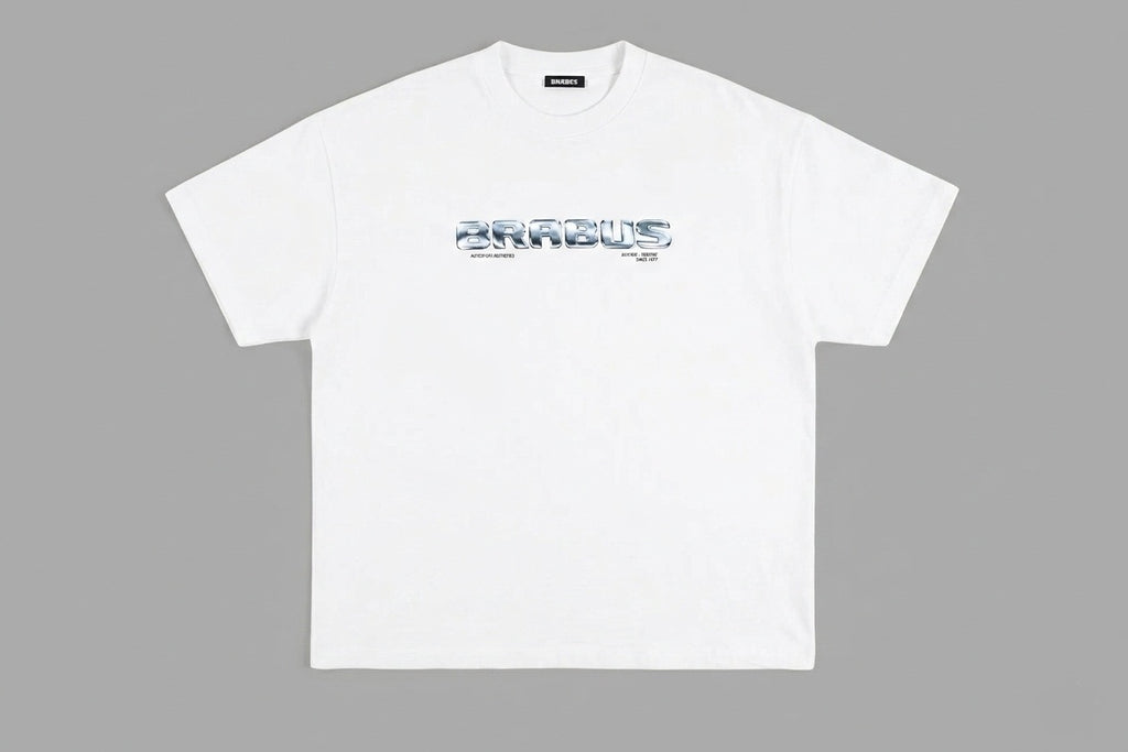 BRABUS T-Shirt  White Chrome size XL