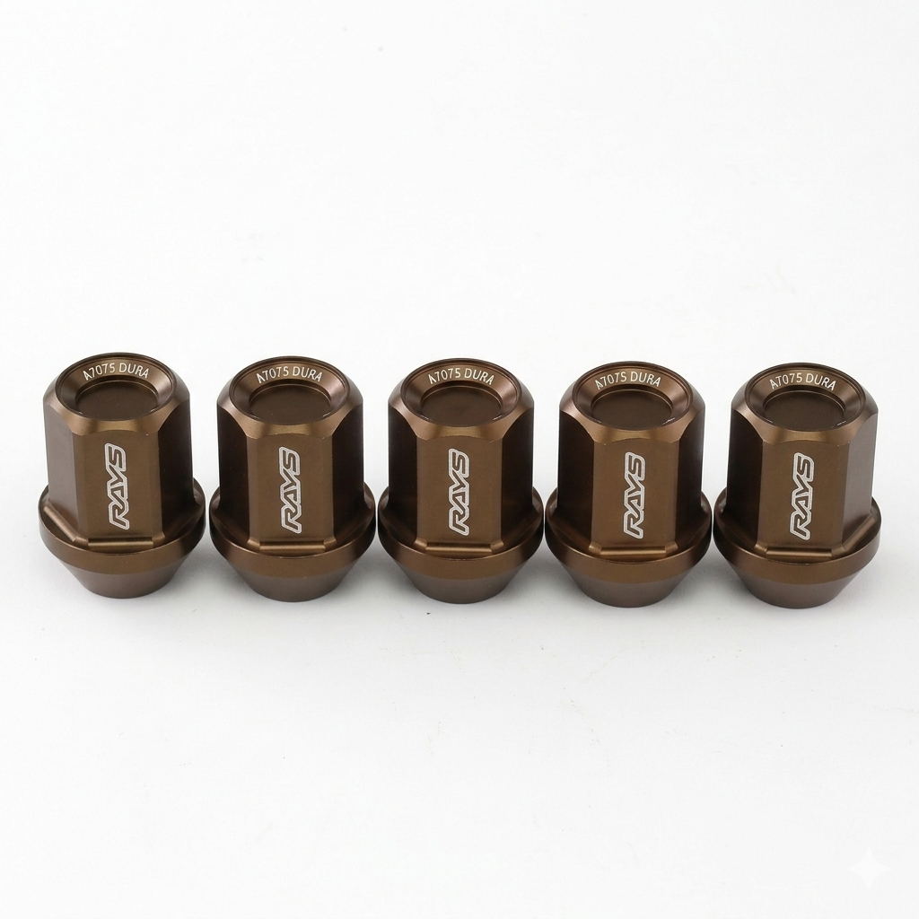RAYS DURA-NUT L32 Straight Type 12×1.50 Bronze