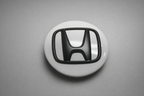 Honda Wheels Center Caps OEM Black on White 69mm Part# 44742 (Set of 4)