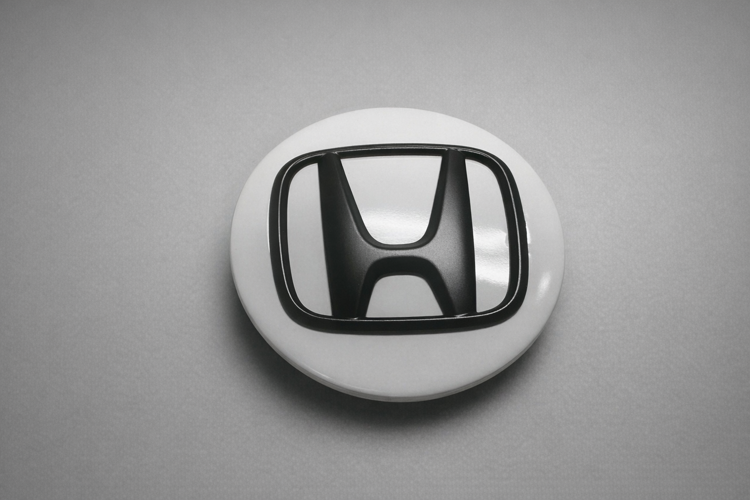 Honda Wheels Center Caps OEM Black on White 69mm Part# 44742 (Set of 4)