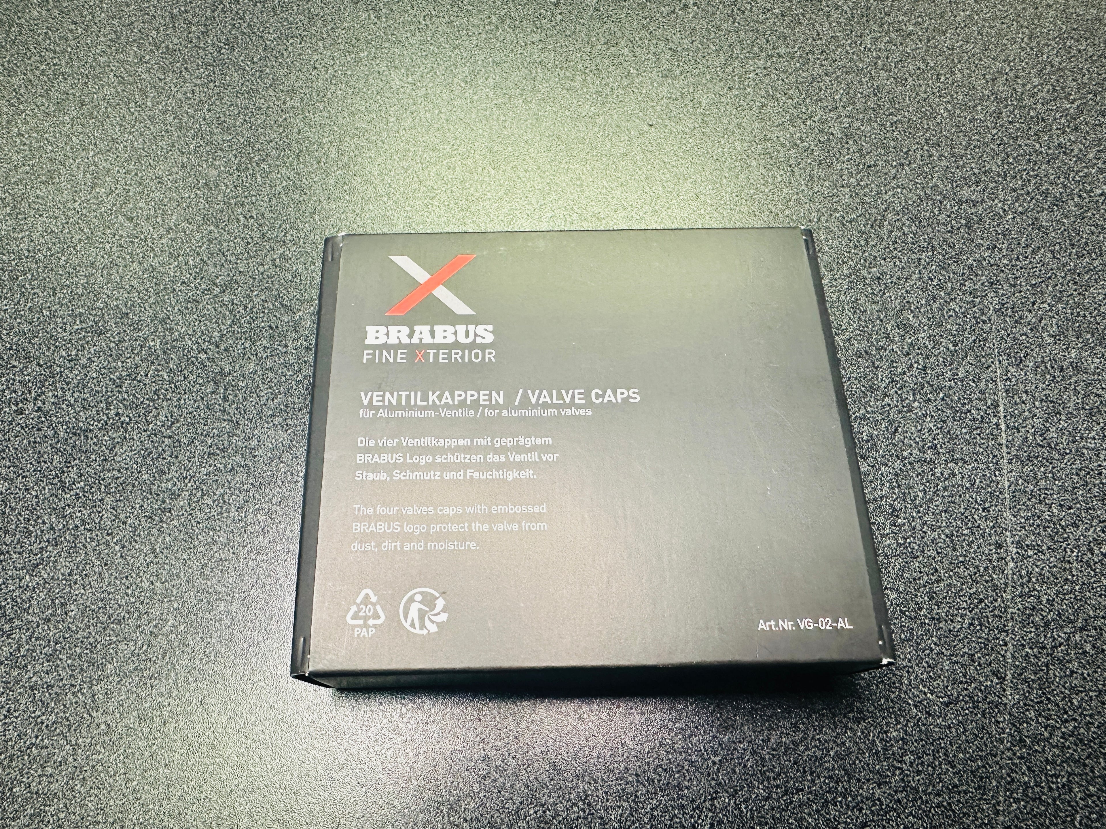 Brabus Valve Stems Caps Covers Wheel Emblem Tire Set Of 4 Pcs genuine