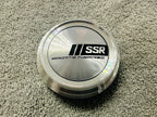 4× SSR Racing Sports Center Cap FLAT Type Low, Part #S244SI (SP4/MS3)