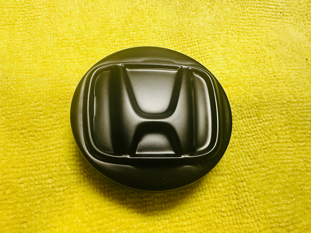 Honda Wheels Center Caps OEM Flat Black 62mm 44732-TVA-A (Set of 4)
