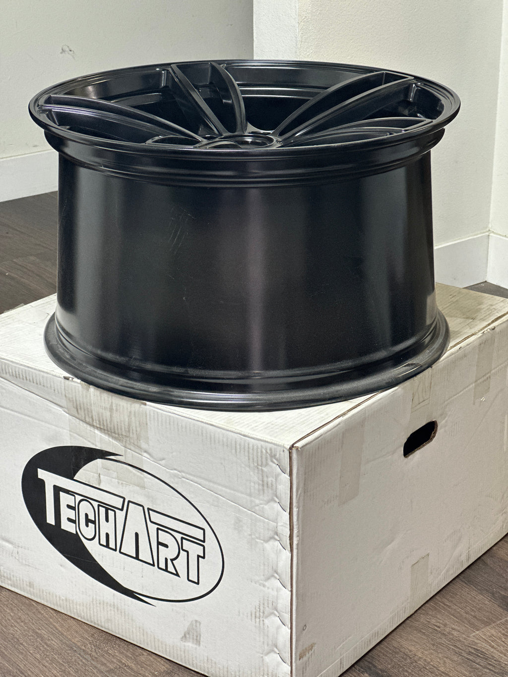 TechArt Formula IV 21"× 12" J OT 57 BLACK Light Alloy Wheel for Porsche 991 | 991.2 (1 wheel only)