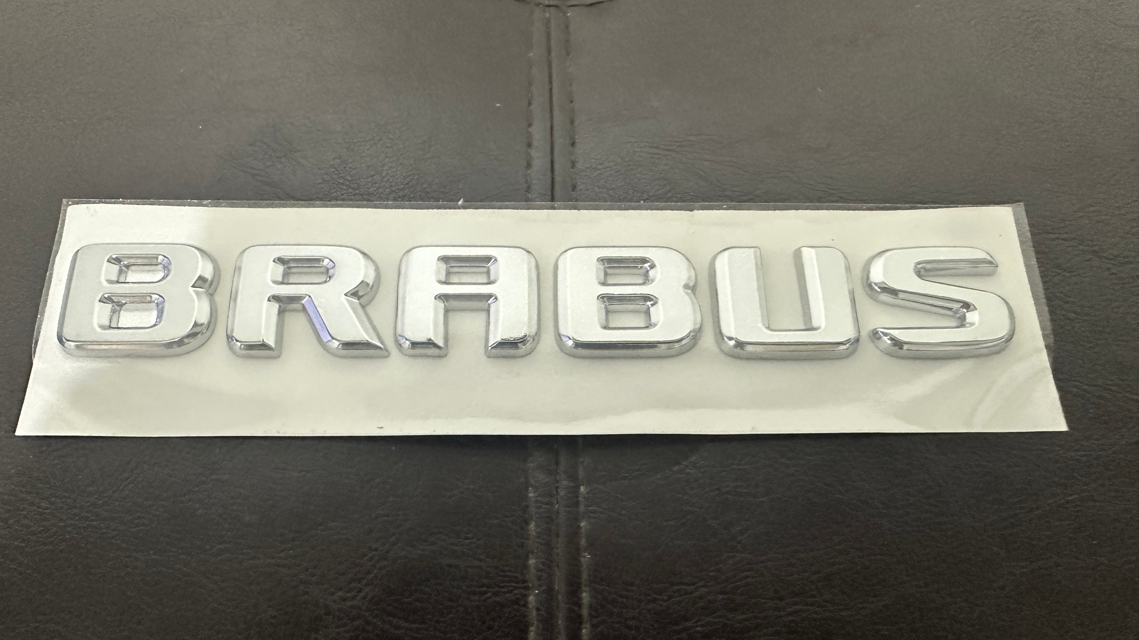 BRABUS TRUNK LOGO BADGE EMBLEM IN CHROME Made By Brabus