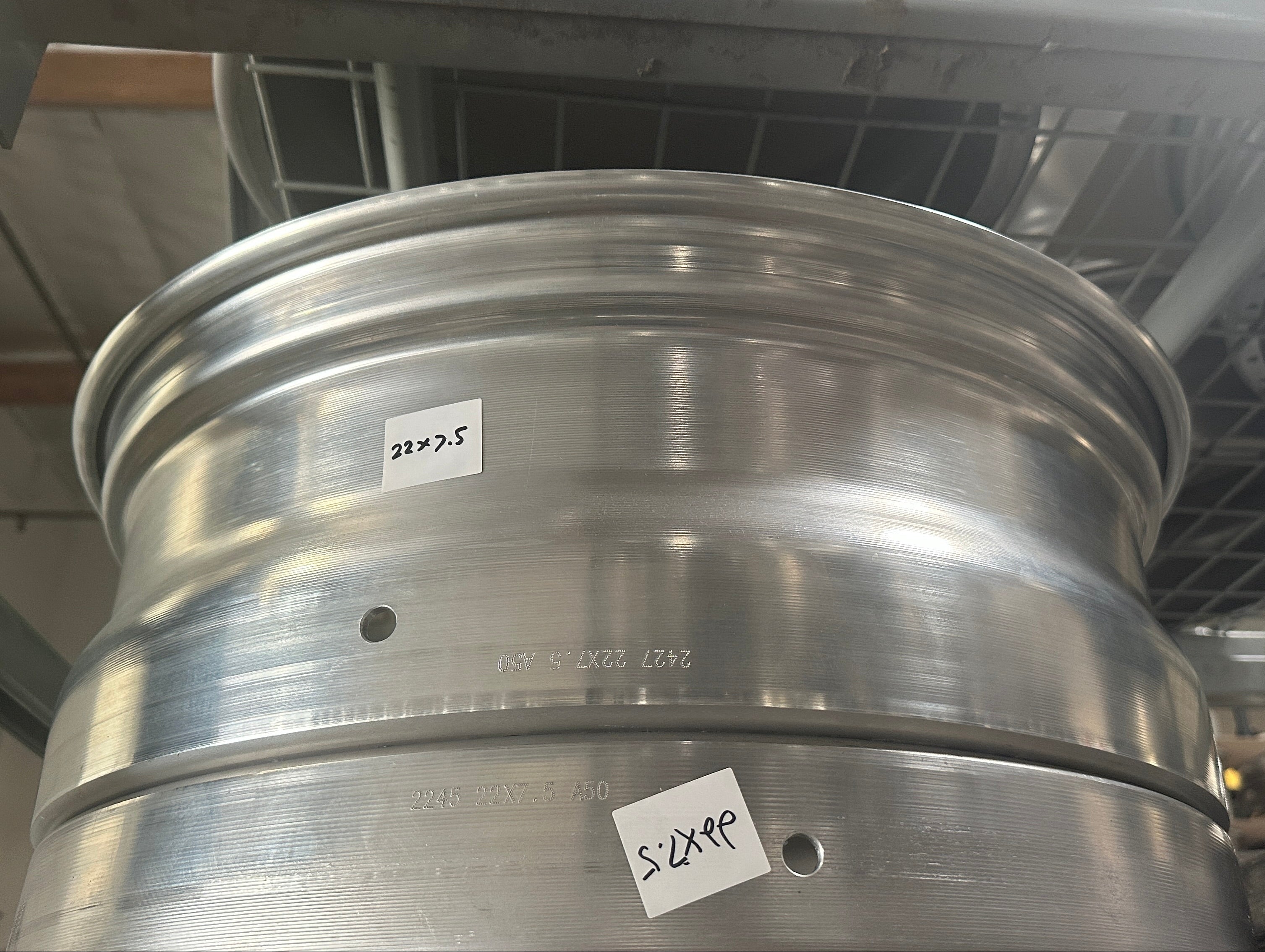 22" x 7.5" INNER Raw Barrel Reverse Fits all 3pc. ESR, Asanti, Vellano,GFG, 40 Holes
