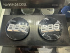 BBS 3D Center Cap (Set of 4) - 56mm - Black / Chrome 3D Logo