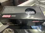 BBS 3D Center Cap (Set of 4) - 56mm - Black / Chrome 3D Logo