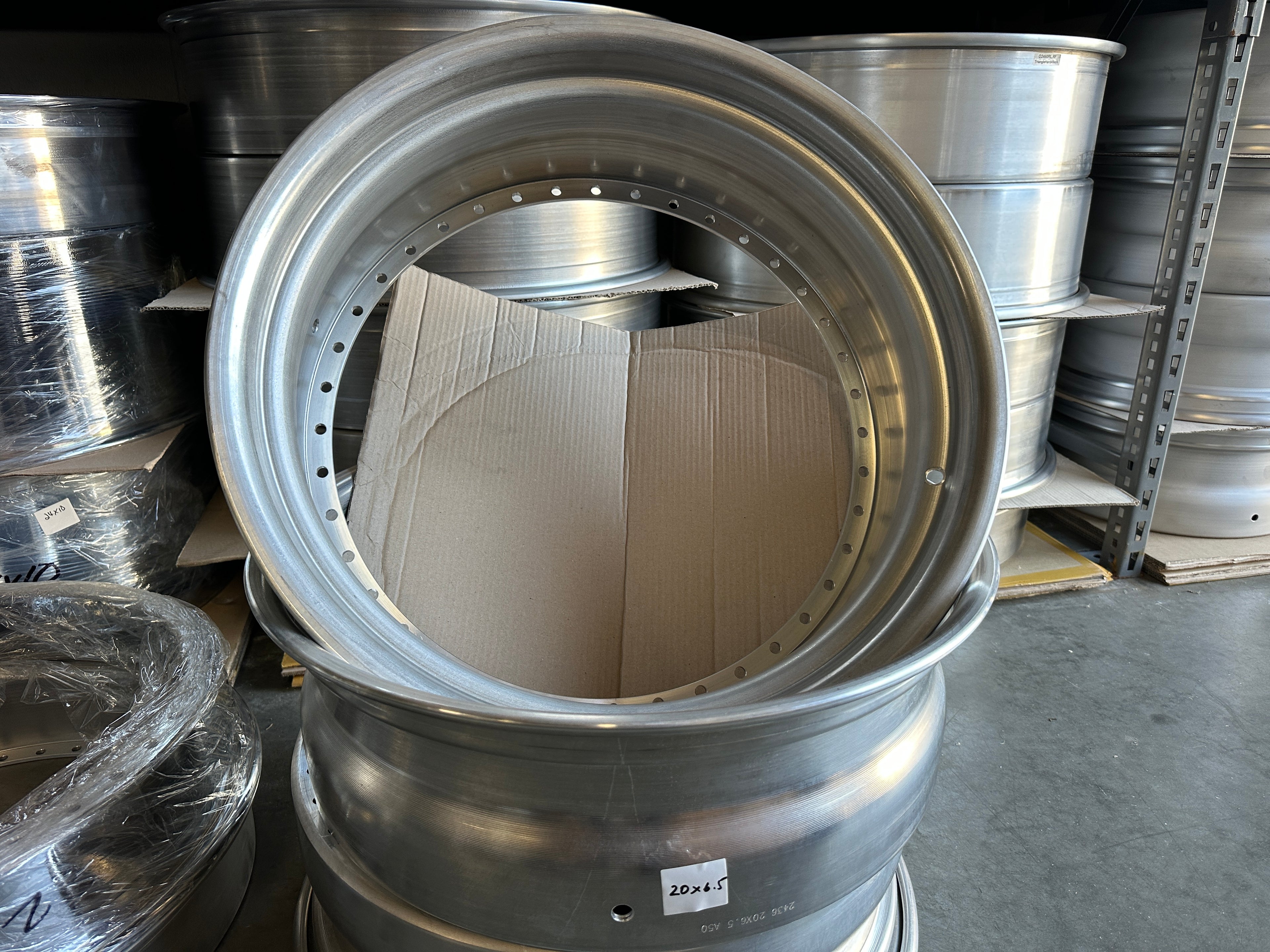 20" × 6.5” INNER Raw Barrel Reverse 40 Holes