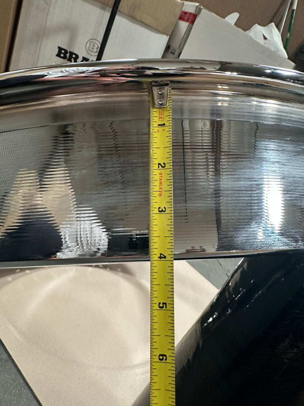 26” × 4” OUTER Reverse Lip Chrome 40 Holes