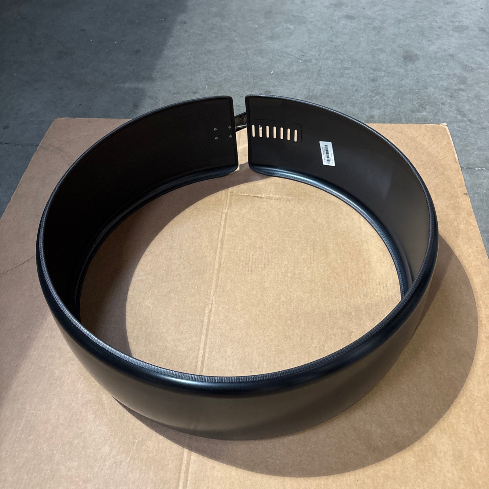 Mercedes Benz G-Wagon Spare Tire Cover Grey Metallic And Matte Black Tire Ring OEM W463
