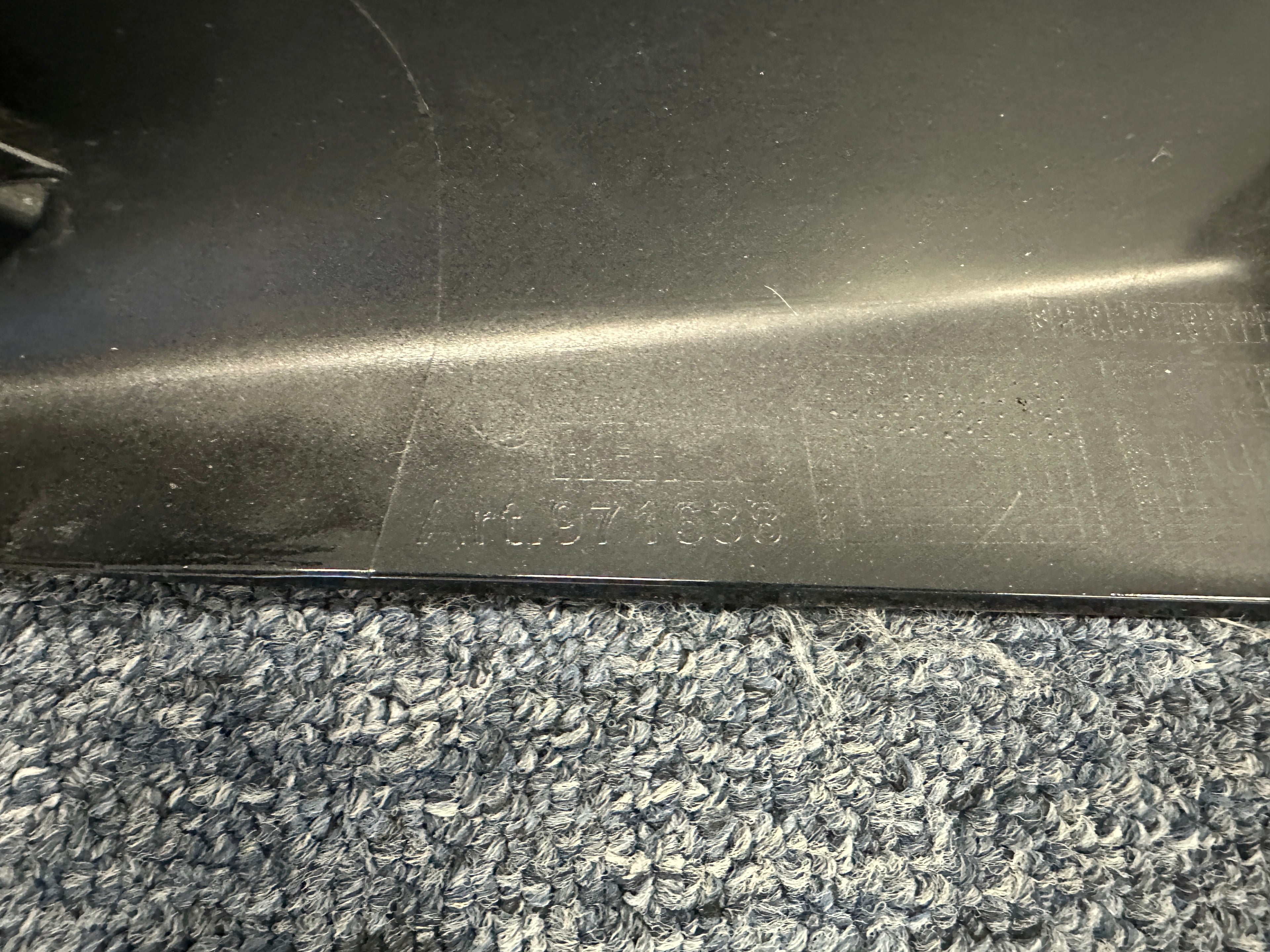 Mercedes Benz W213 E53 AMG Bumper Diffuser A2138855205 Black With Carbon Trim