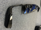 Mercedes Benz W213 E53 AMG Bumper Diffuser A2138855205 Black With Carbon Trim