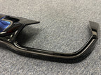 Mercedes Benz W213 E53 AMG Bumper Diffuser A2138855205 Black With Carbon Trim