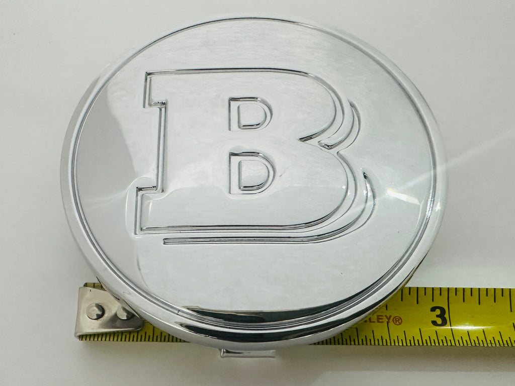 “NEW”BRABUS Wheels Center Cap Chrome Genuine Dimension 75 MM Brabus Logo Genuine (4pcs)