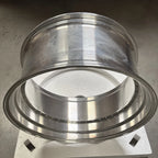 22" Step Barrel with 2.25" or 3.75" Lip Flow Form, 40 Holes US. Standard for 2-Piece Wheel, RAW or Polished