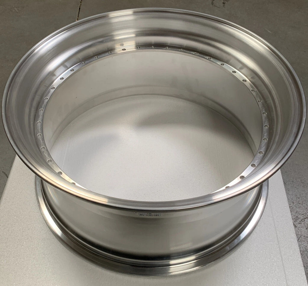 19" Step Barrel with 2.75" Lip Flow Form, 40 Holes US. Standard for 2-Piece Wheel RAW or Polished