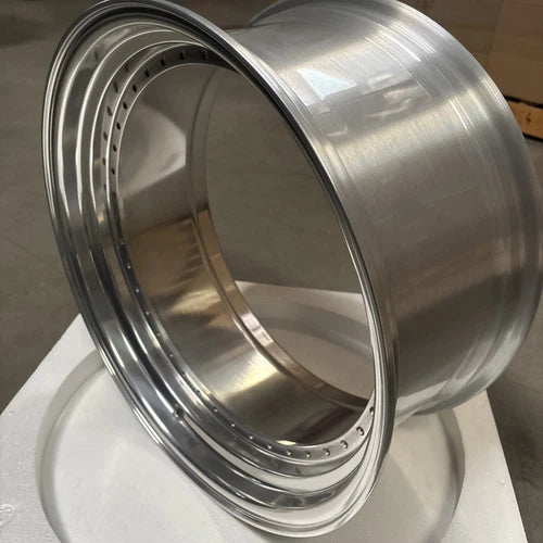 20" Step Barrel with 2.75" Lip Flow Form, 40 Holes US. Standard for 2-Piece Wheel, RAW or Polished