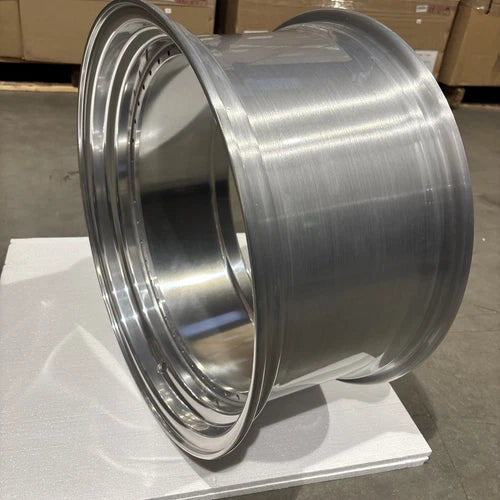 19" Step Barrel with 2.75" Lip Flow Form, 40 Holes US. Standard for 2-Piece Wheel RAW or Polished